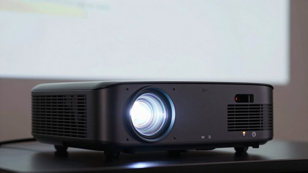 optimize projector brightness settings