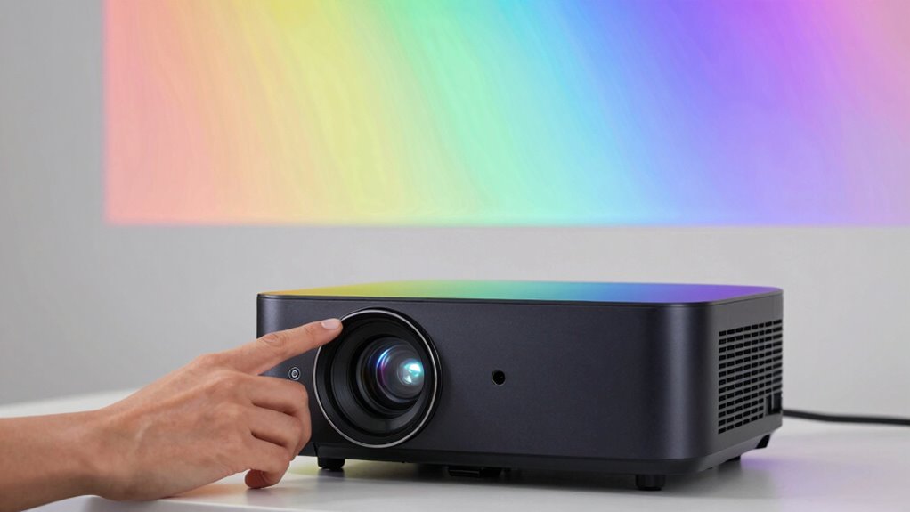 optimize projector placement settings