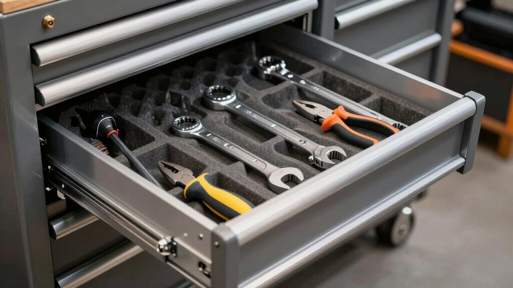 optimized drawer tool storage
