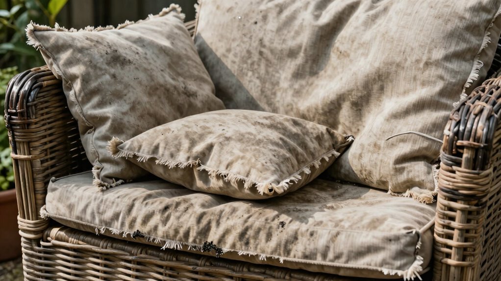 proper cushion cleaning and storage
