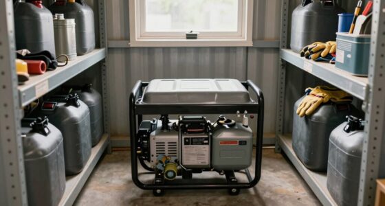proper generator storage practices