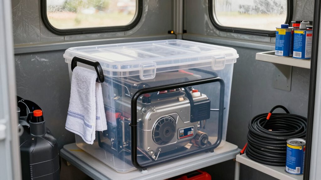 proper generator storage practices