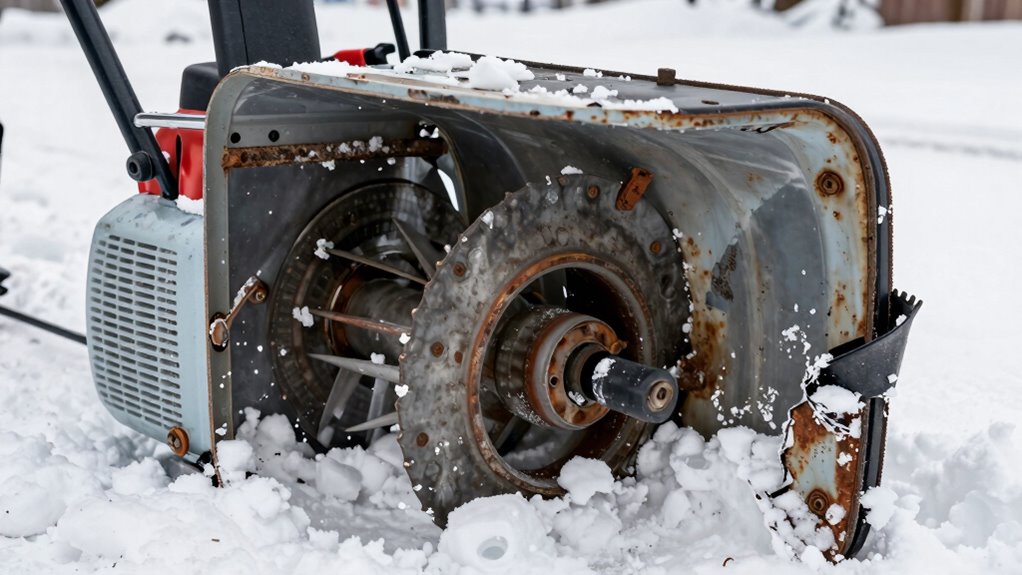proper snow blower usage