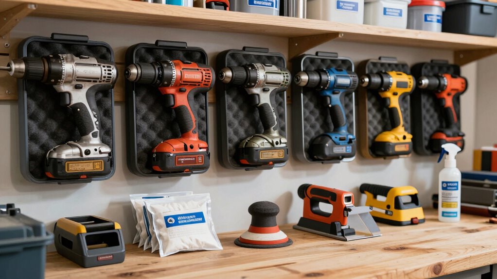 properly store power tools