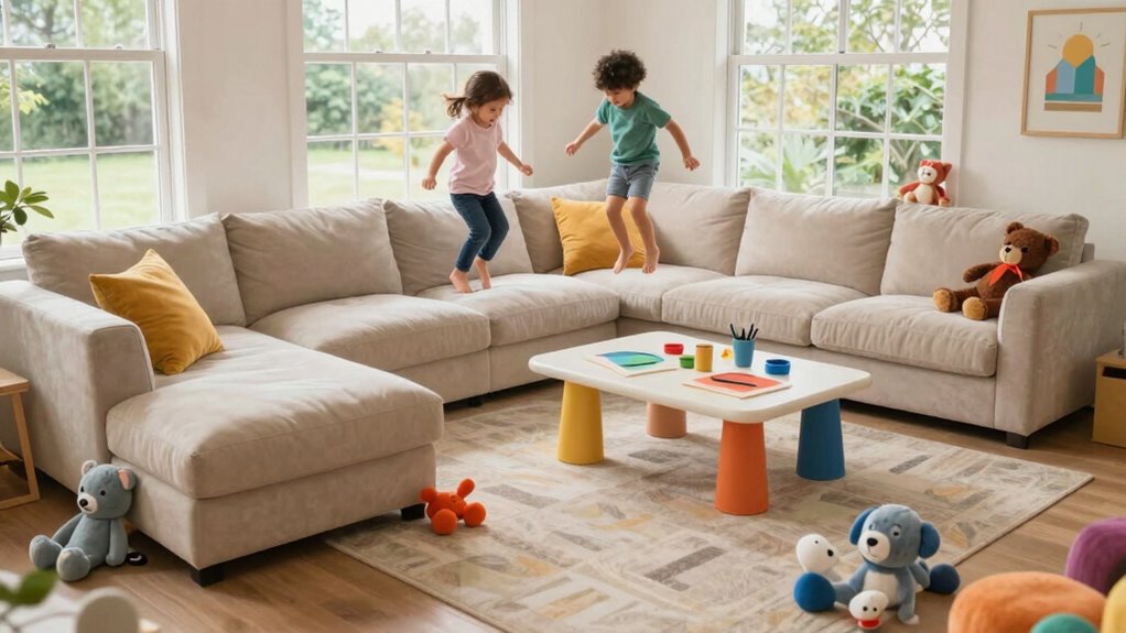 safe versatile cozy play space