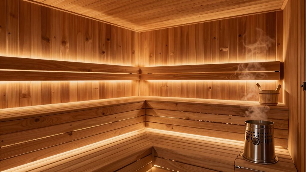 sauna cost depends on features
