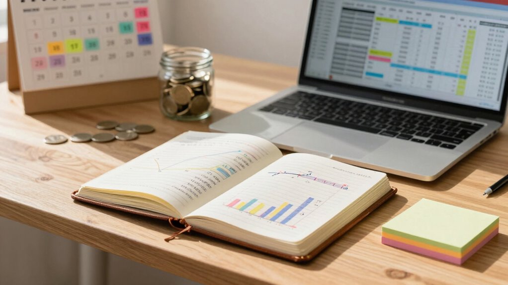set goals save steadily