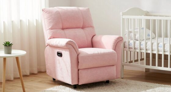 small space nursery chairs