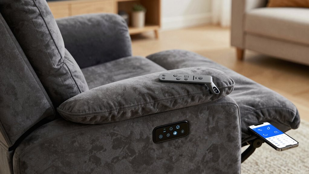 smart convenient recliner controls