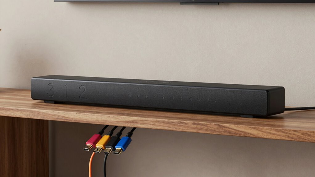 soundbar numbers indicate speaker setup