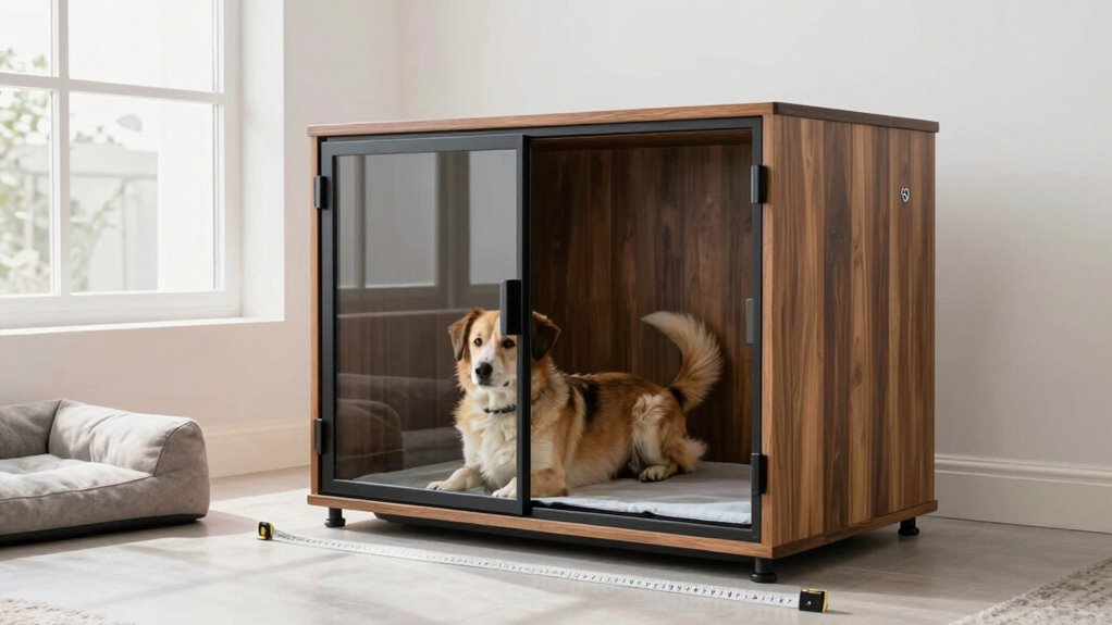 test crate size comfortably