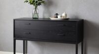 top console tables with drawers