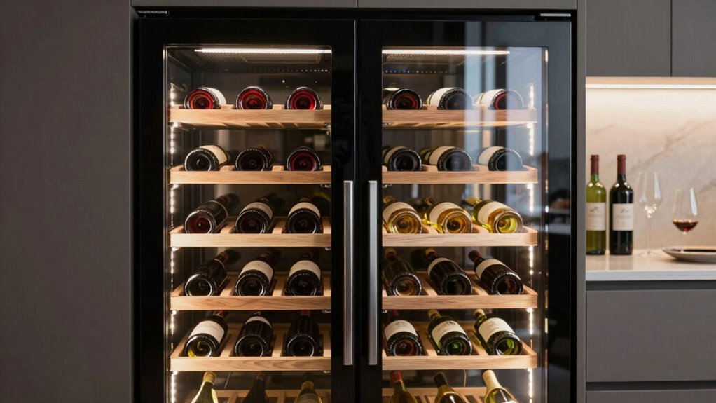 top dual zone wine coolers