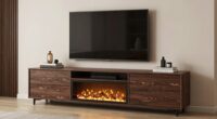 top electric fireplace stands