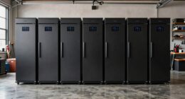 top garage chest freezers