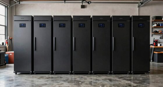 top garage chest freezers