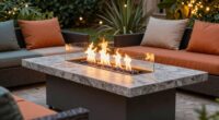 top patio fire pit tables