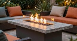 top patio fire pit tables