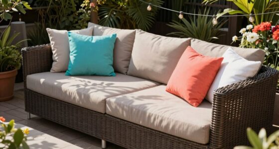 top small deck sectionals