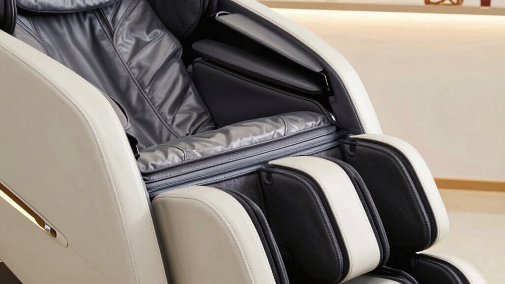 types of massage chair tracks