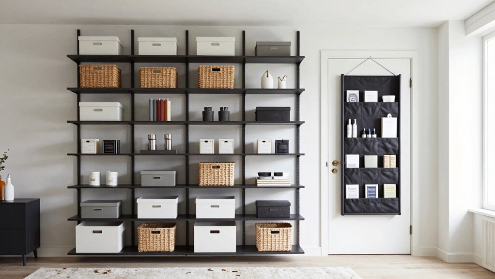 vertical storage maximizes space