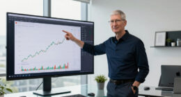 Apple earnings: Tim Cook is heading out on top as stock surges to lead the Mag 7 in 2026