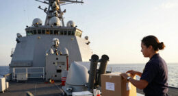 HII Christens Guided Missile Destroyer George M. Neal (DDG 131)